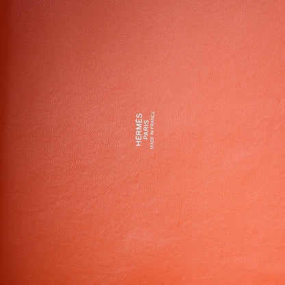 Hermes Ostrich Picotin Lock 22 Orange 7 of 10