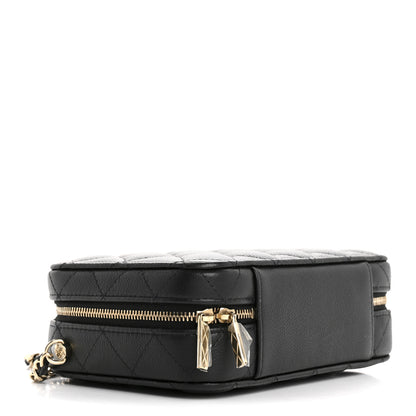 Chanel Caviar Quilted Vanity Case Black 5 of 12