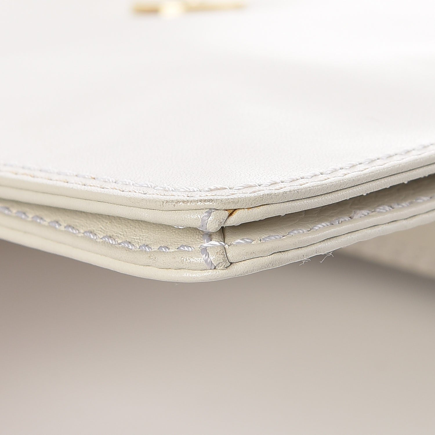 Chanel Calfskin CC Crossbody White 14 of 14