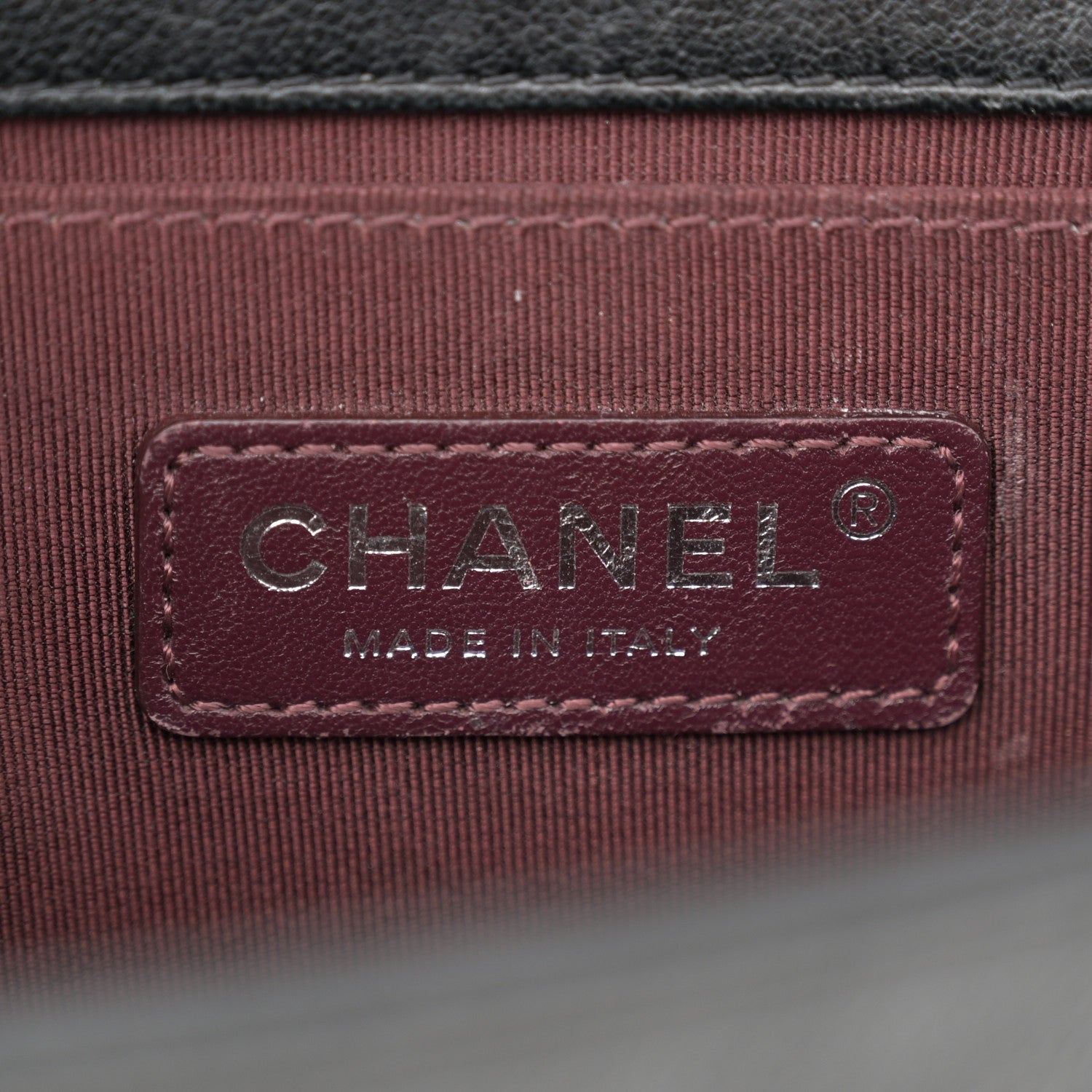 Chanel Crumpled Lambskin Small Studded Boy Flap Black 6 of 13