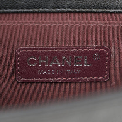 Chanel Crumpled Lambskin Small Studded Boy Flap Black 6 of 13