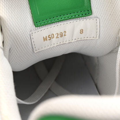 Louis Vuitton Calfskin Monogram Mens LV Trainer Sneakers 8 Green 9 of 9