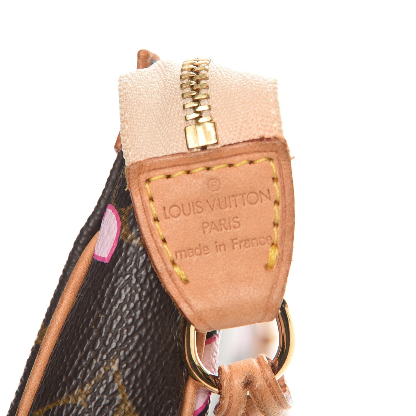 Monogram Cherry Blossom Pochette Accessories Brown