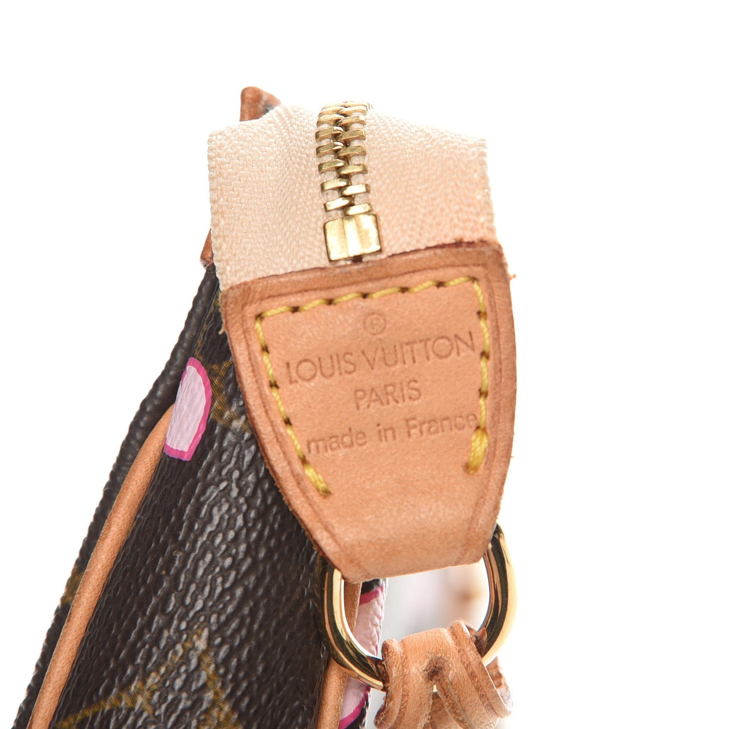 Louis Vuitton Monogram Cherry Blossom Pochette Accessories Brown 5 of 7