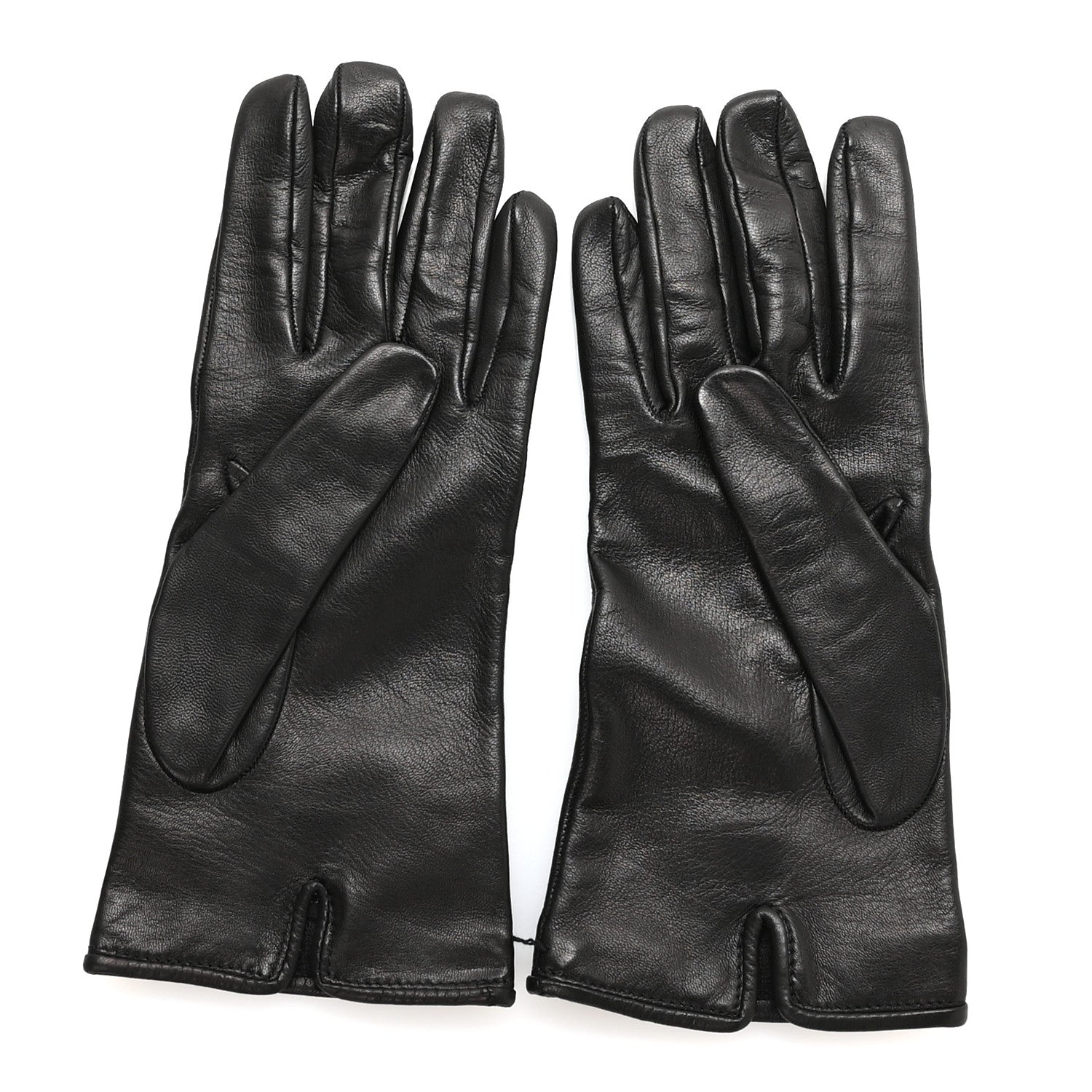 Gucci Lambskin Donna GG Gloves Black 2 of 5