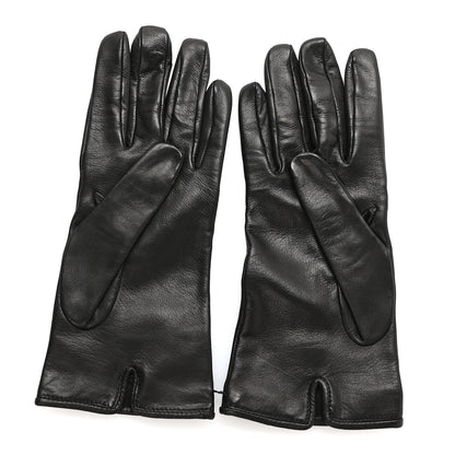 Gucci Lambskin Donna GG Gloves Black 2 of 5