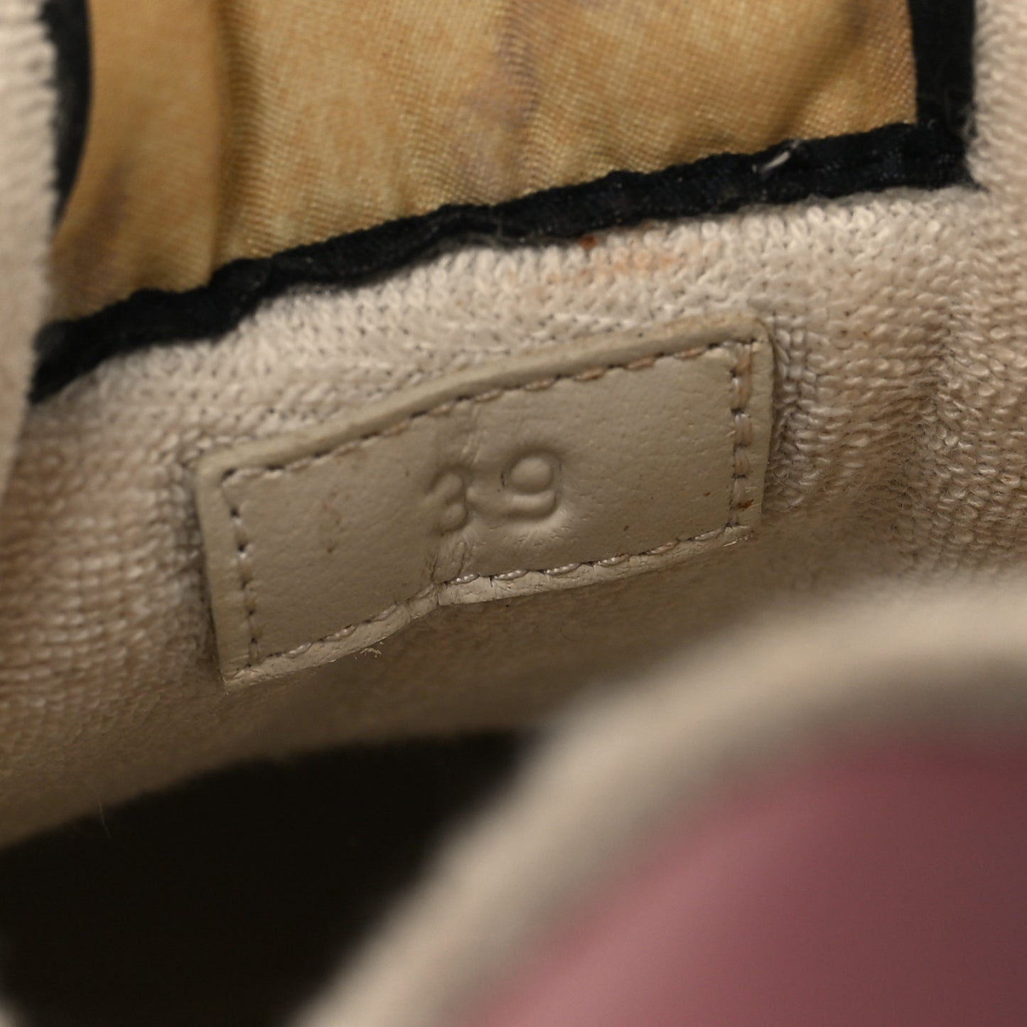 Calfskin GG Supreme Crystals Web Screener Sneakers 39 Beige Ebony Wild Rose 39 Beige Ebony Wild Rose