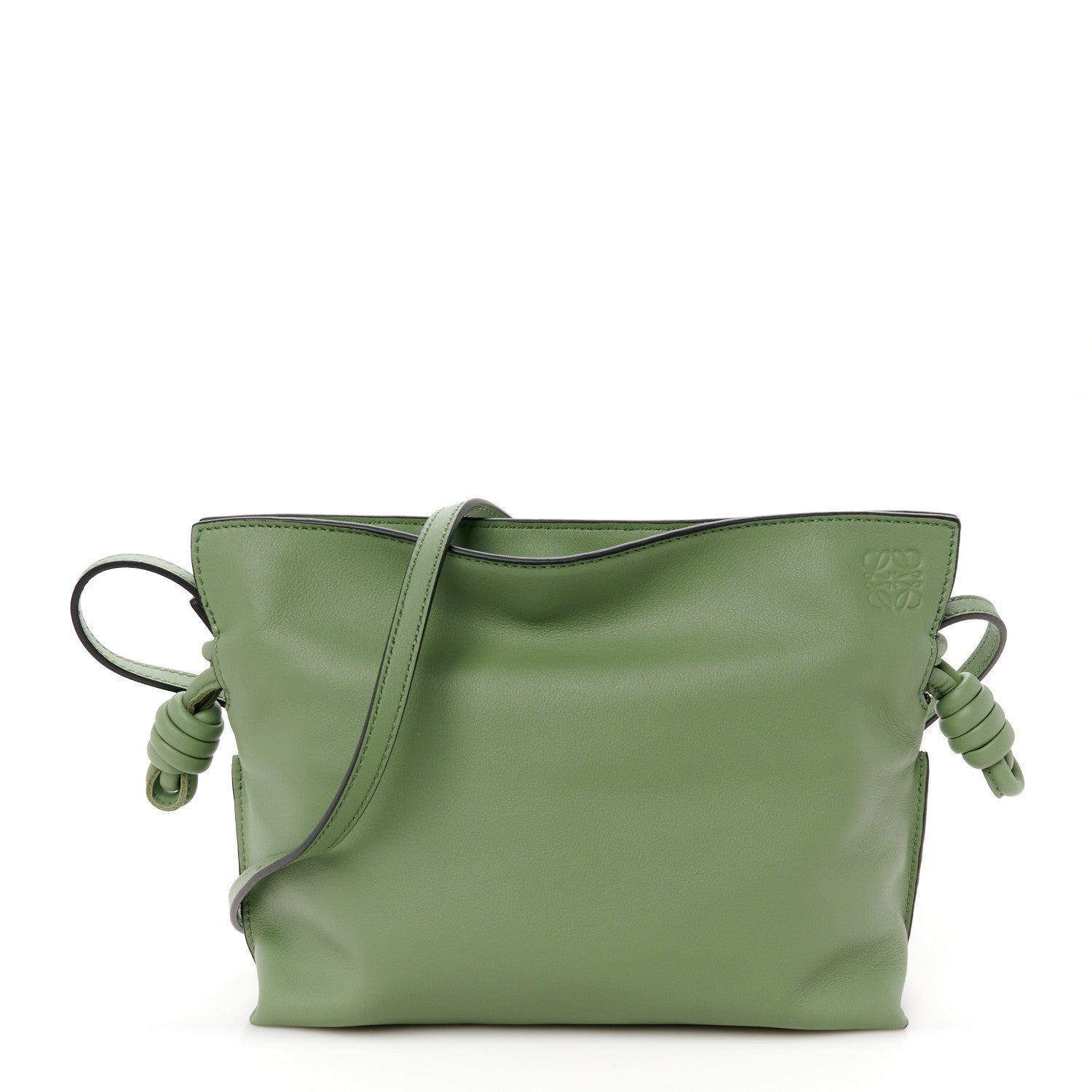 Loewe Calfskin Mini Flamenco Knot Clutch Rosemary 1 of 11