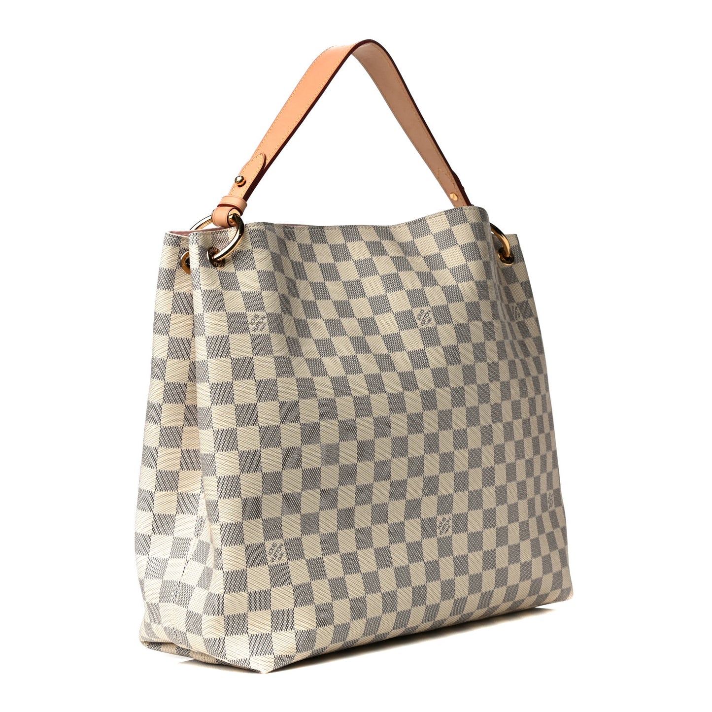 Damier Azur Graceful MM Rose Ballerine