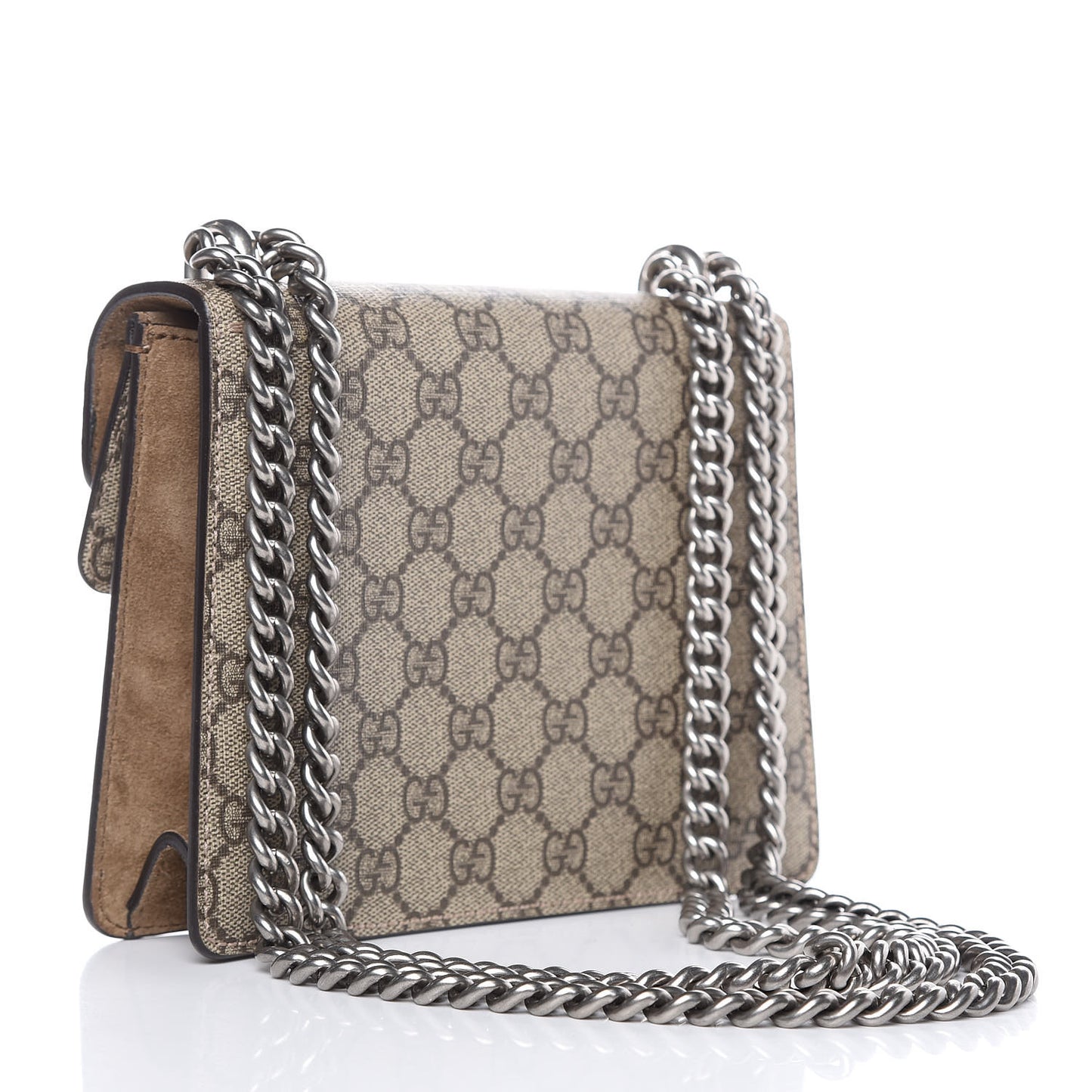 GG Supreme Monogram Mini Dionysus Shoulder Bag Taupe