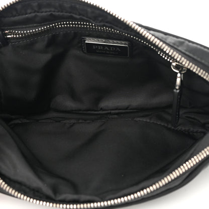 Prada Tessuto Re-Nylon Logo Print Belt Bag Black 5 of 12