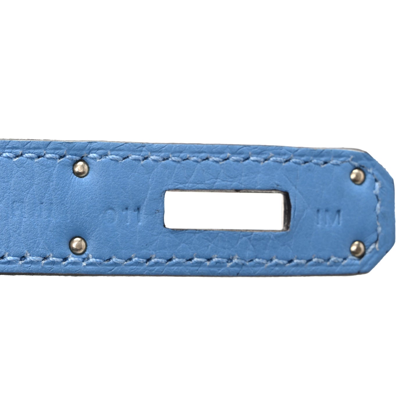Taurillon Clemence Birkin 30 Bleu Paradis