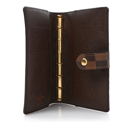 Louis Vuitton Damier Ebene Small Ring Agenda Cover 5 of 6