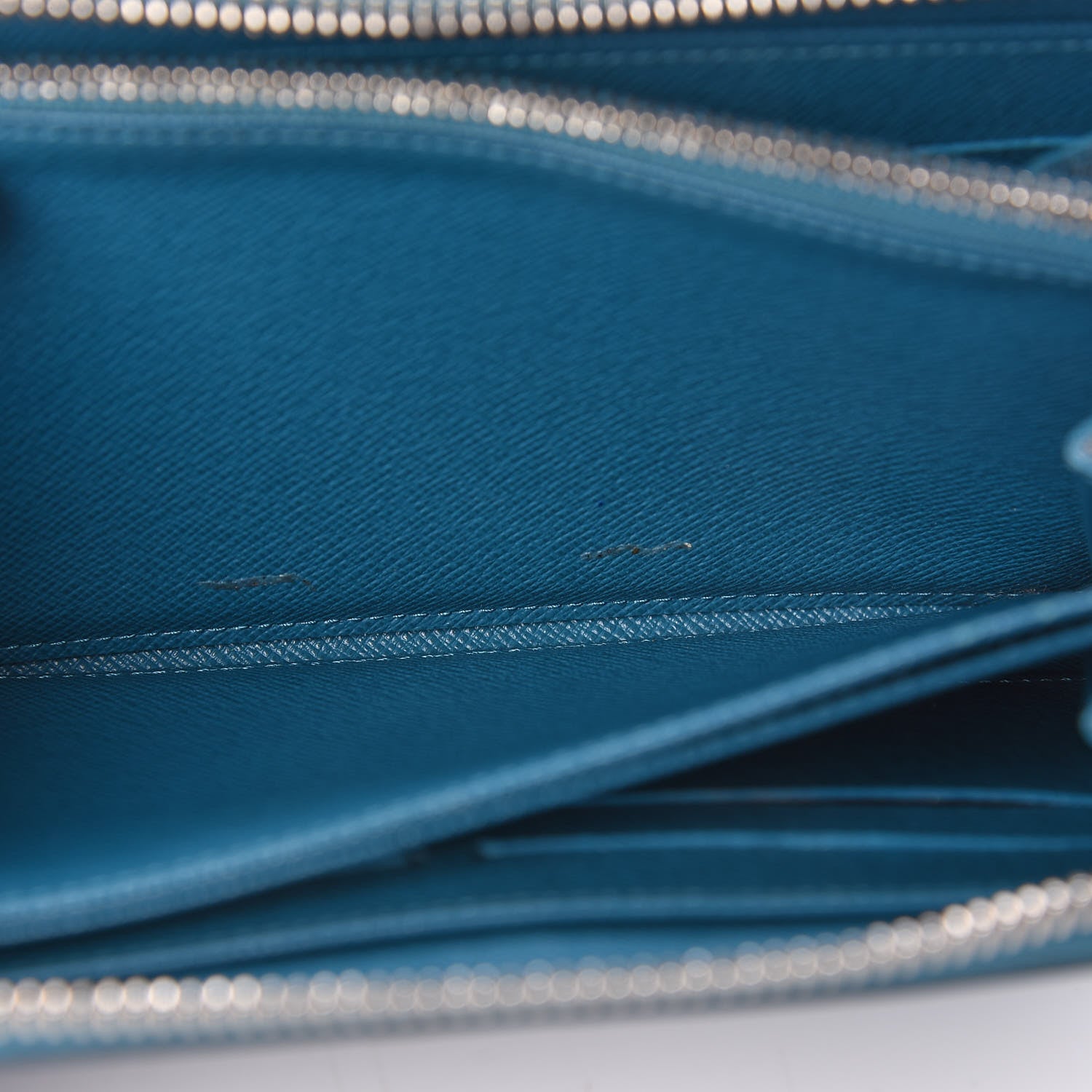 Louis Vuitton Epi Zippy Wallet Cyan 6 of 12