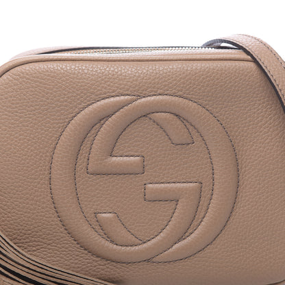 Gucci Pebbled Calfskin Small Soho Disco Bag Camelia 11 of 11