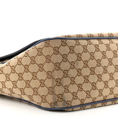 Gucci Monogram Convertible Diaper Bag Blue 10 of 13