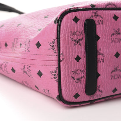 MCM Visetos Medium Liz Reversible Shopper Tote Pink 6 of 15