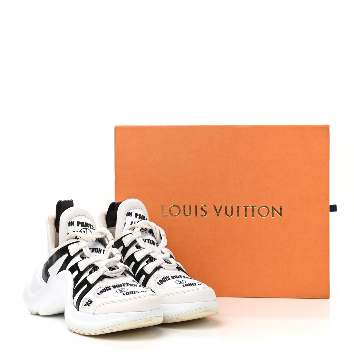 Louis Vuitton X FORNASETTI Calfskin Technical Nylon LV Archlight Sneaker 38.5 Black 15 of 15