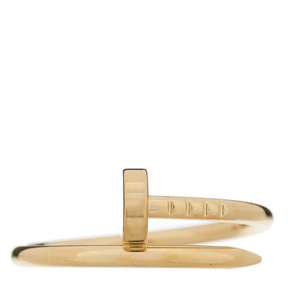Cartier 18K Yellow Gold Small Juste Un Clou Ring 53 6.5 1 of 6