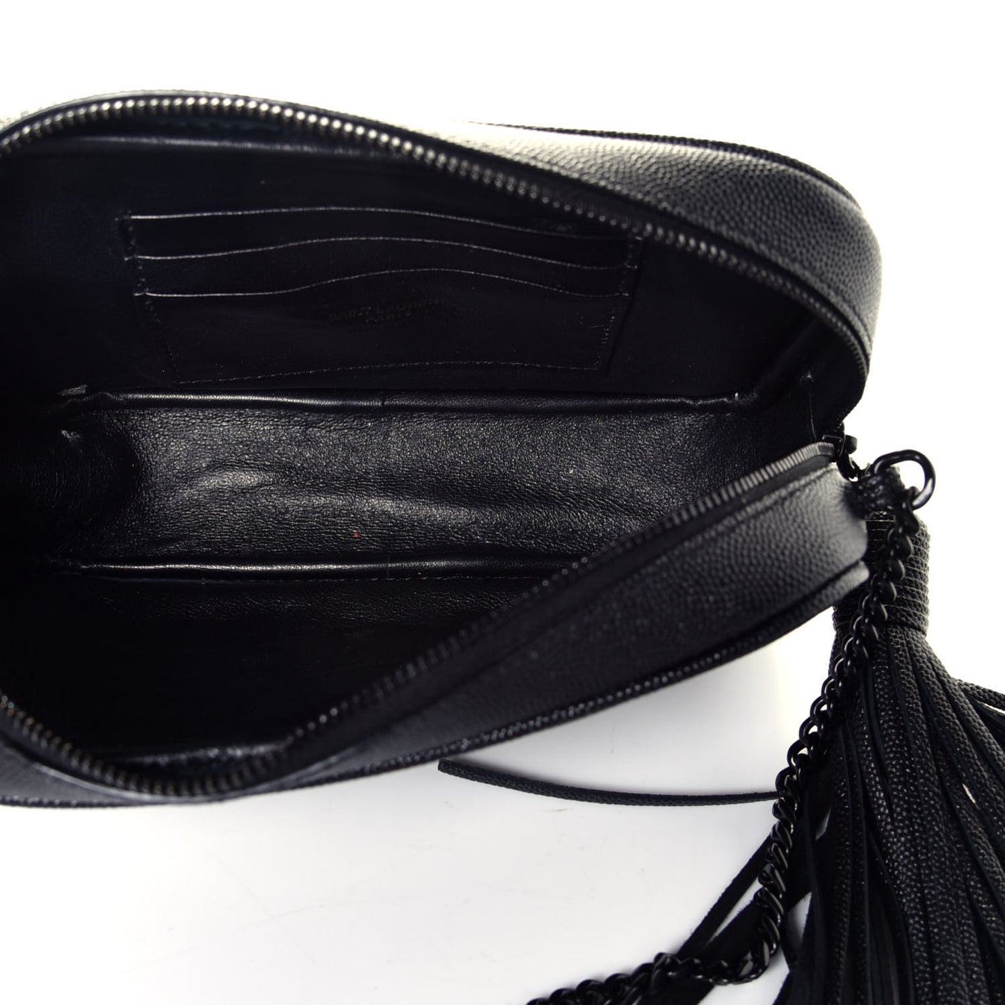 Grain De Poudre Matelasse Monogram Mini Lou Camera Bag Black