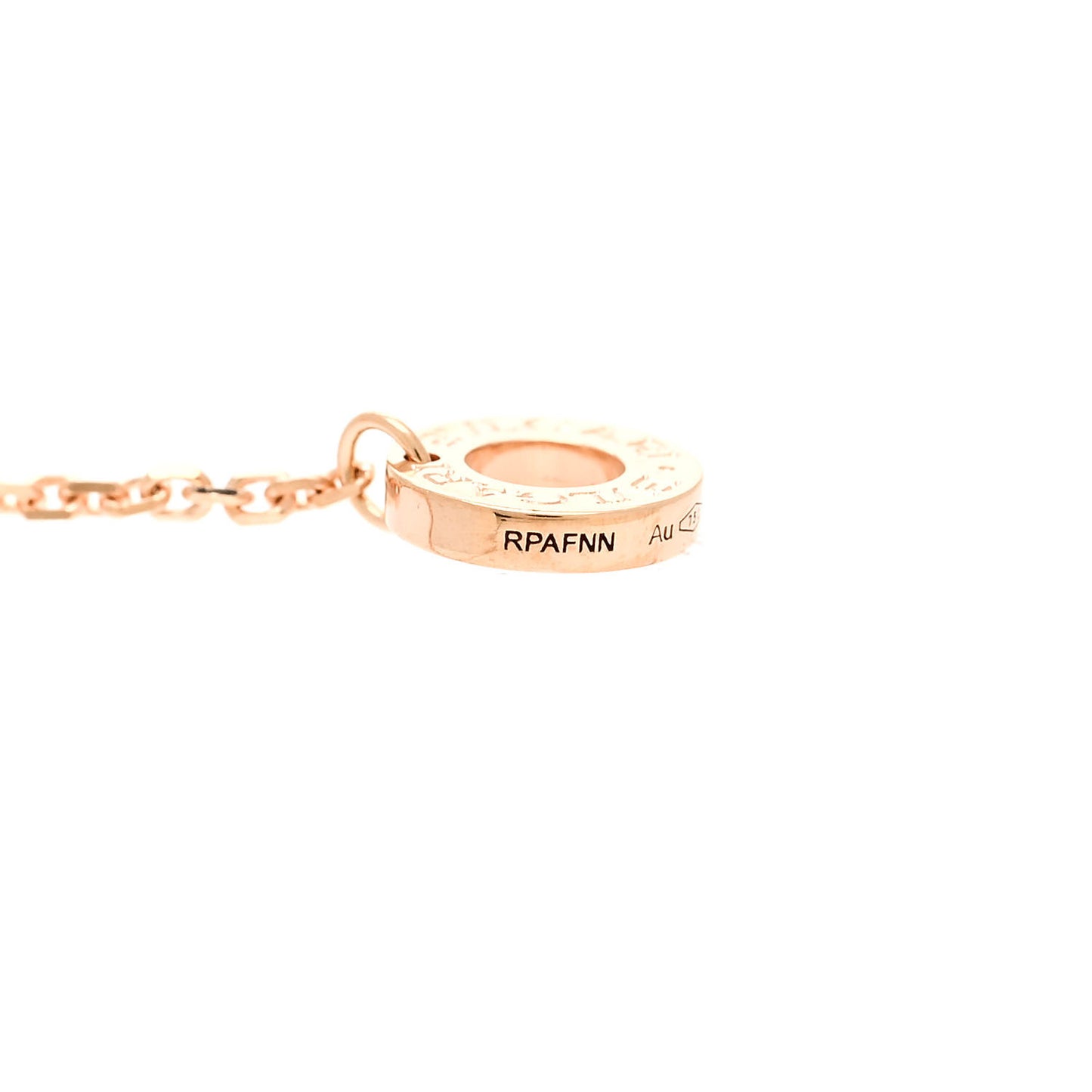 18K Rose Gold Diamond Black Onyx Divas' Dream Pendant Necklace