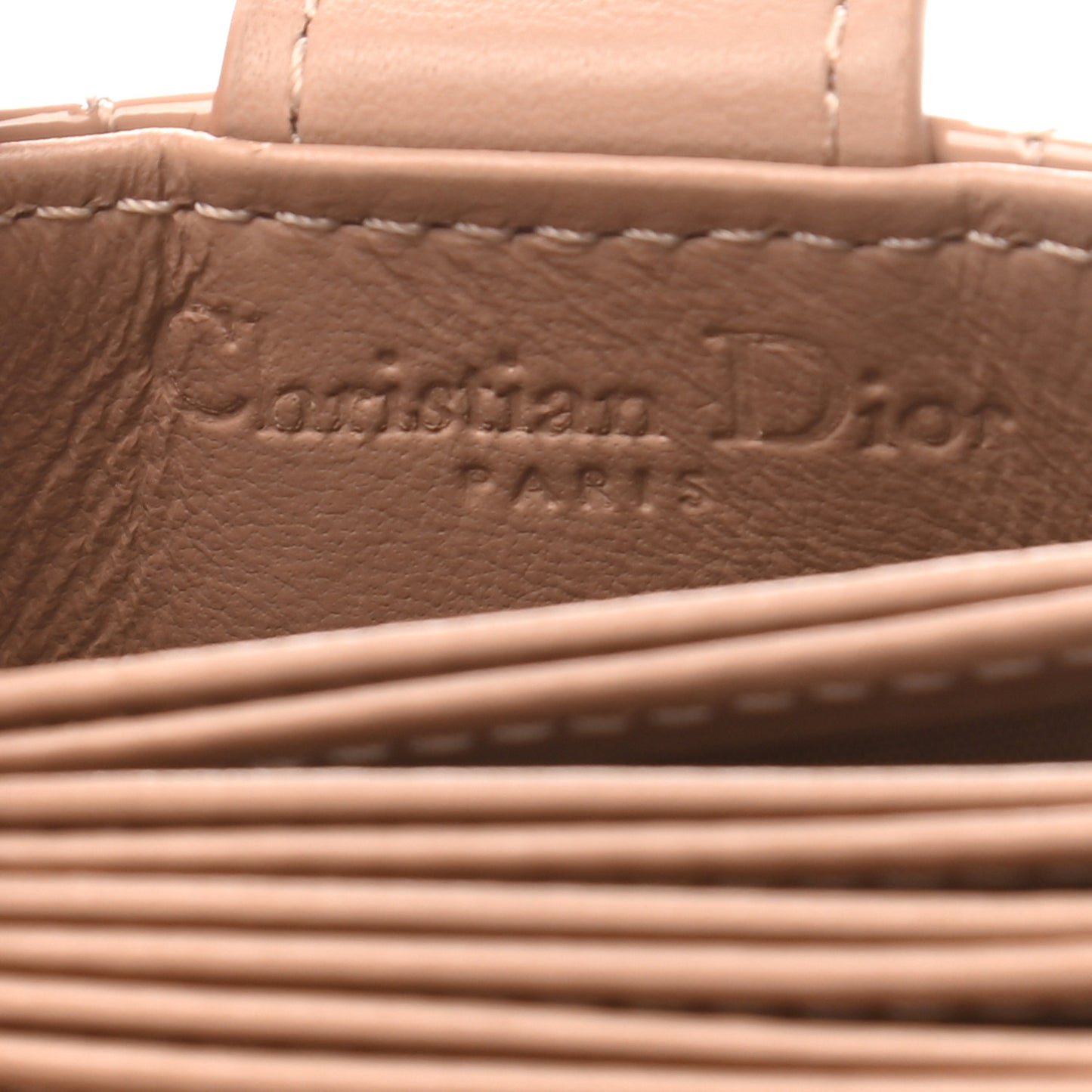 Patent Cannage Lady Dior 5-Gusset Card Holder