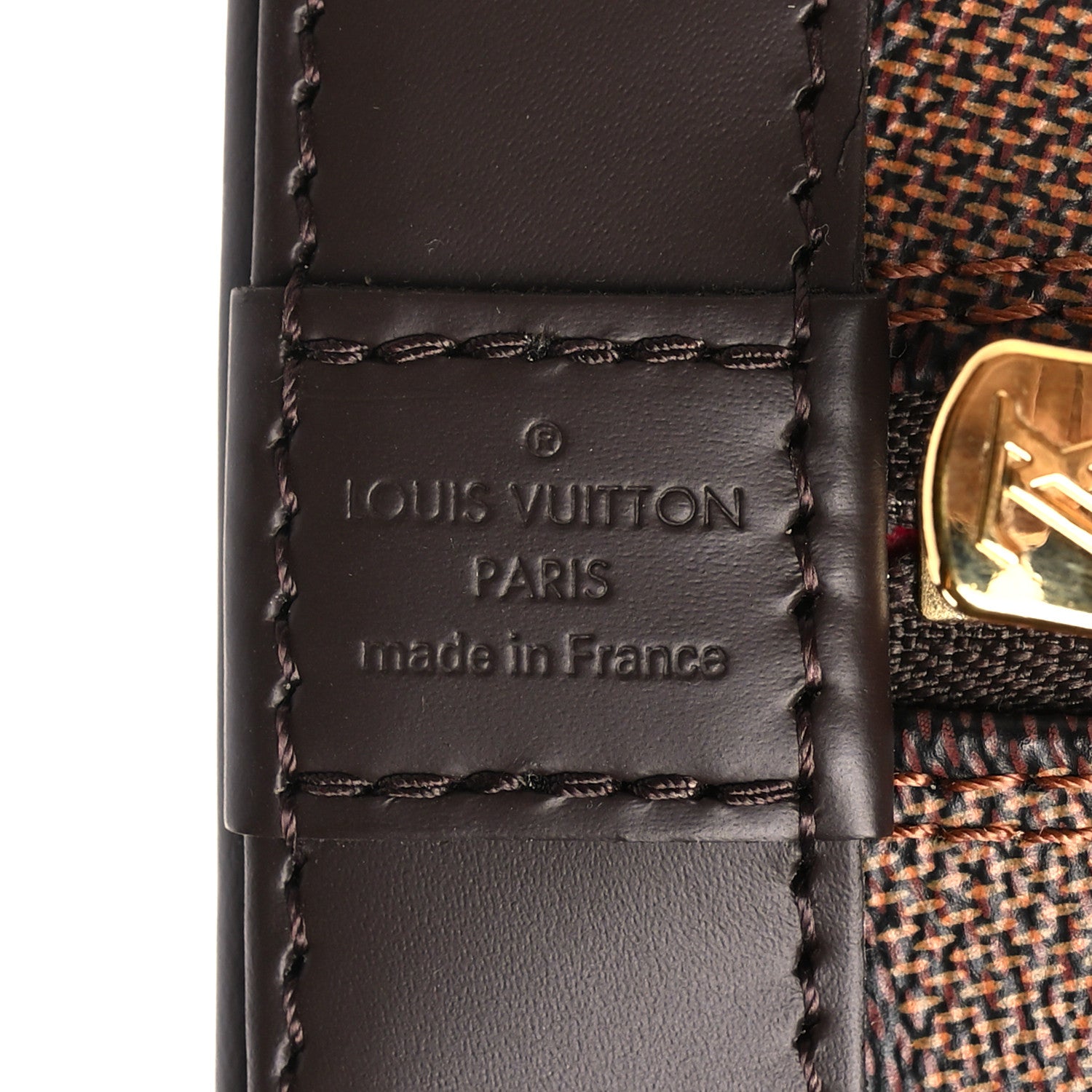 Louis Vuitton Damier Ebene Alma BB 6 of 8