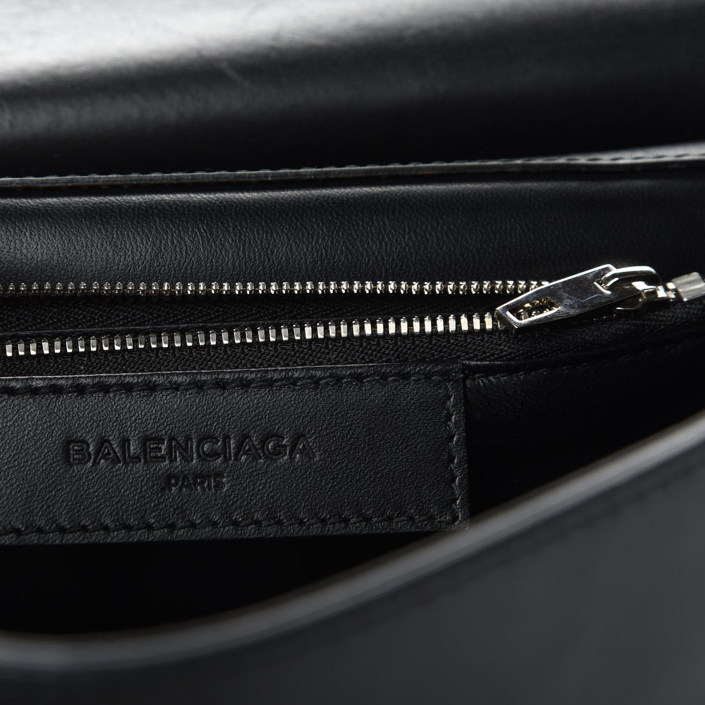 Calfskin Le Dix Cartable S Bag Black