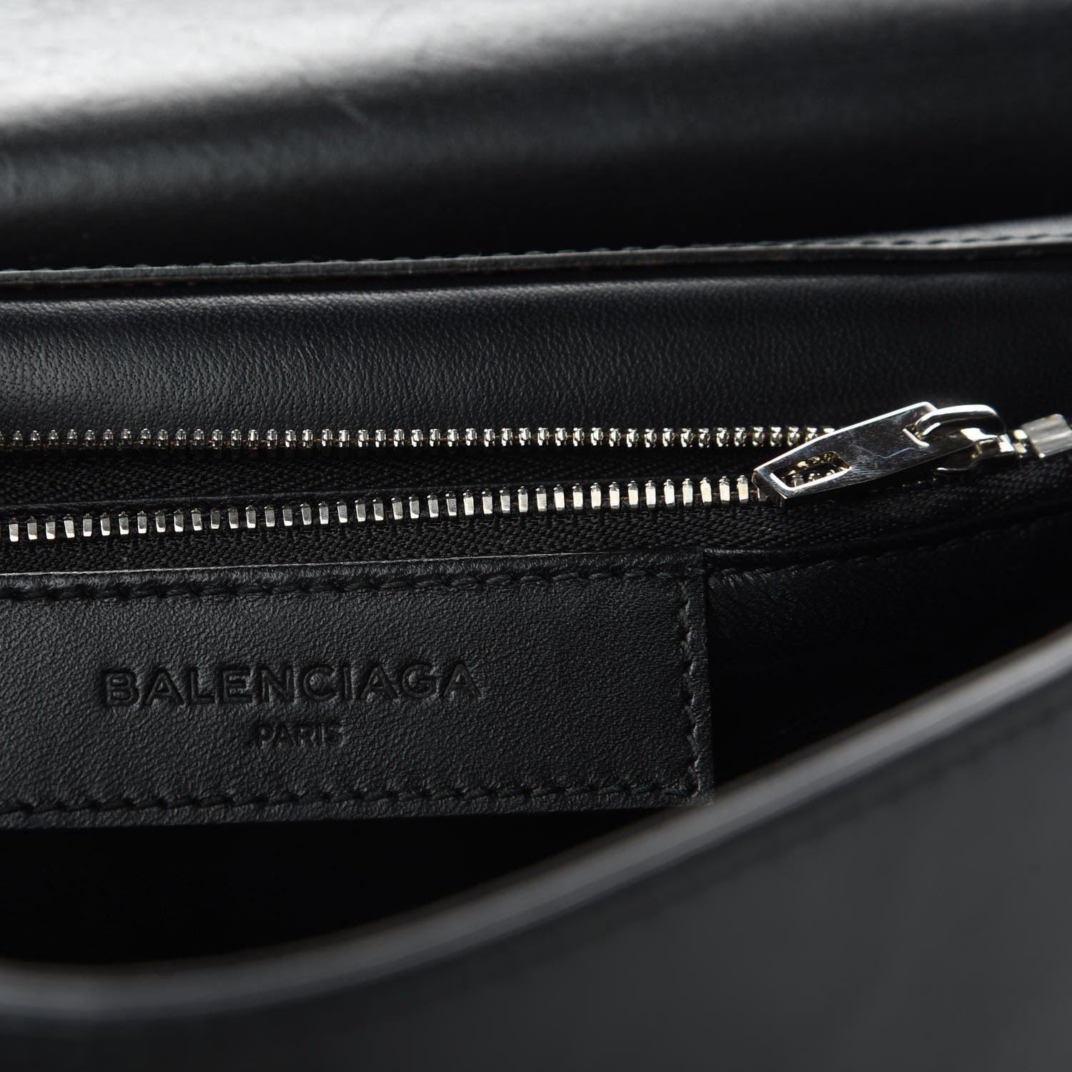 Balenciaga Calfskin Le Dix Cartable S Bag Black 8 of 9