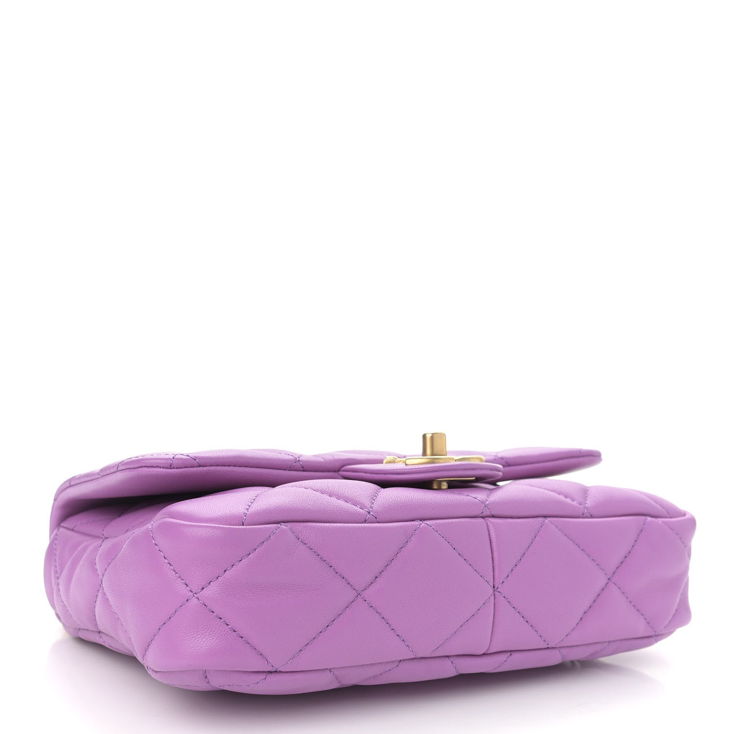 Chanel Lambskin Quilted Small CC Funky Town Flap Purple 4 of 11