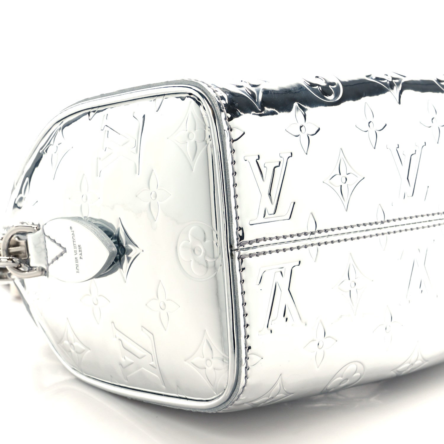 Louis Vuitton Monogram Miroir Speedy Bandouliere 20 Silver 11 of 13