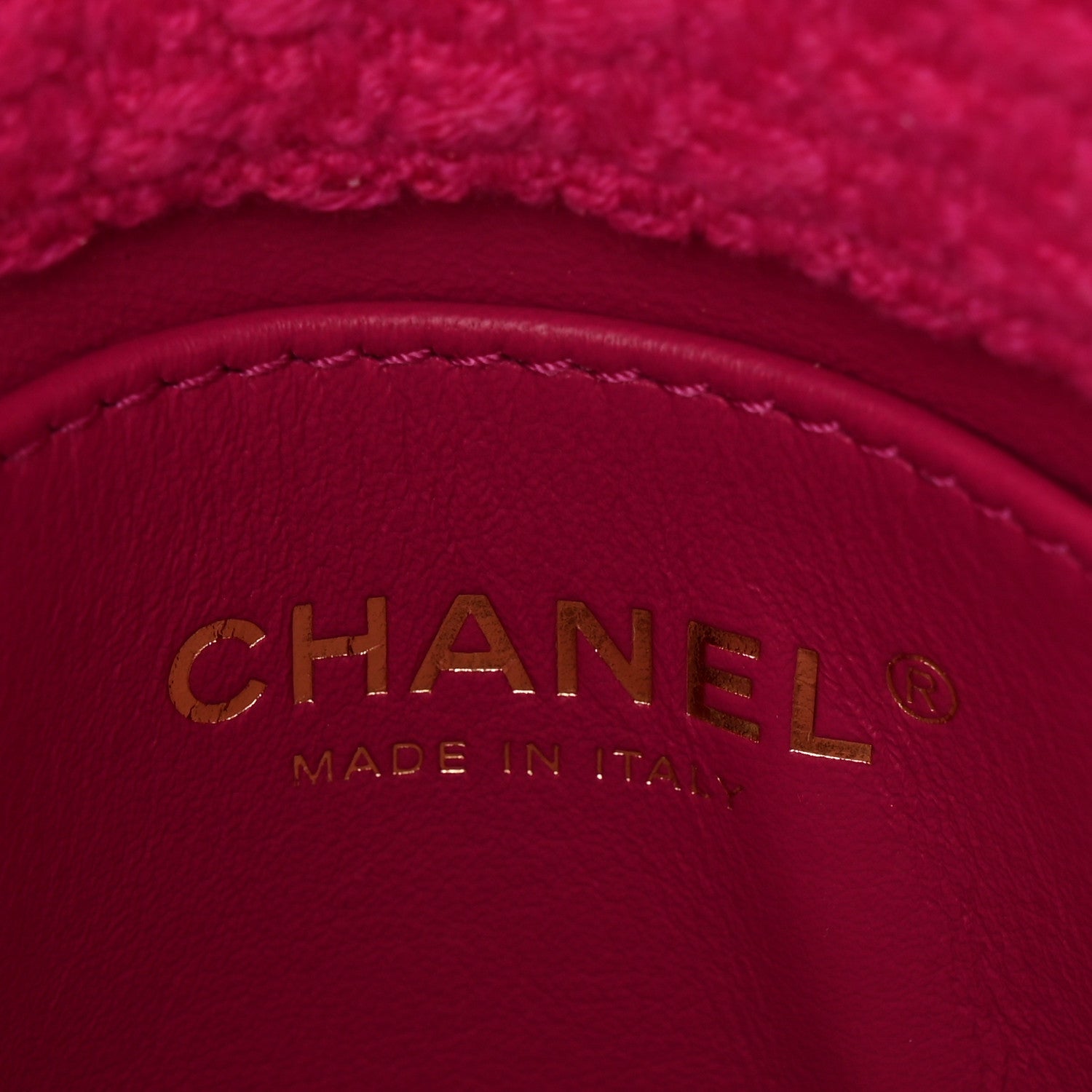 Chanel Cashmere Tweed Quilted Mini Bijoux Flap Fuchsia 6 of 11