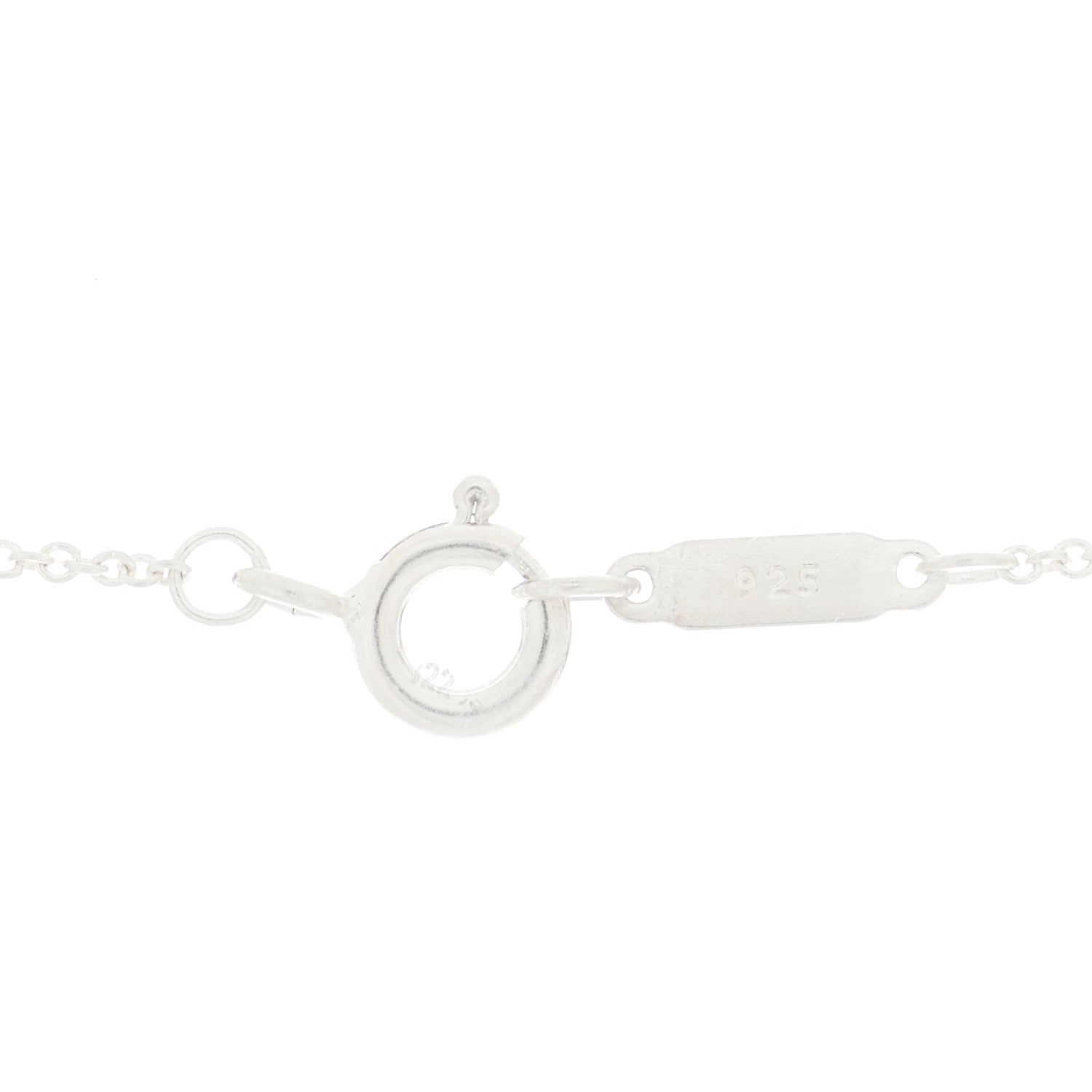 Tiffany Sterling Silver Letters Lariat Necklace 3 of 4