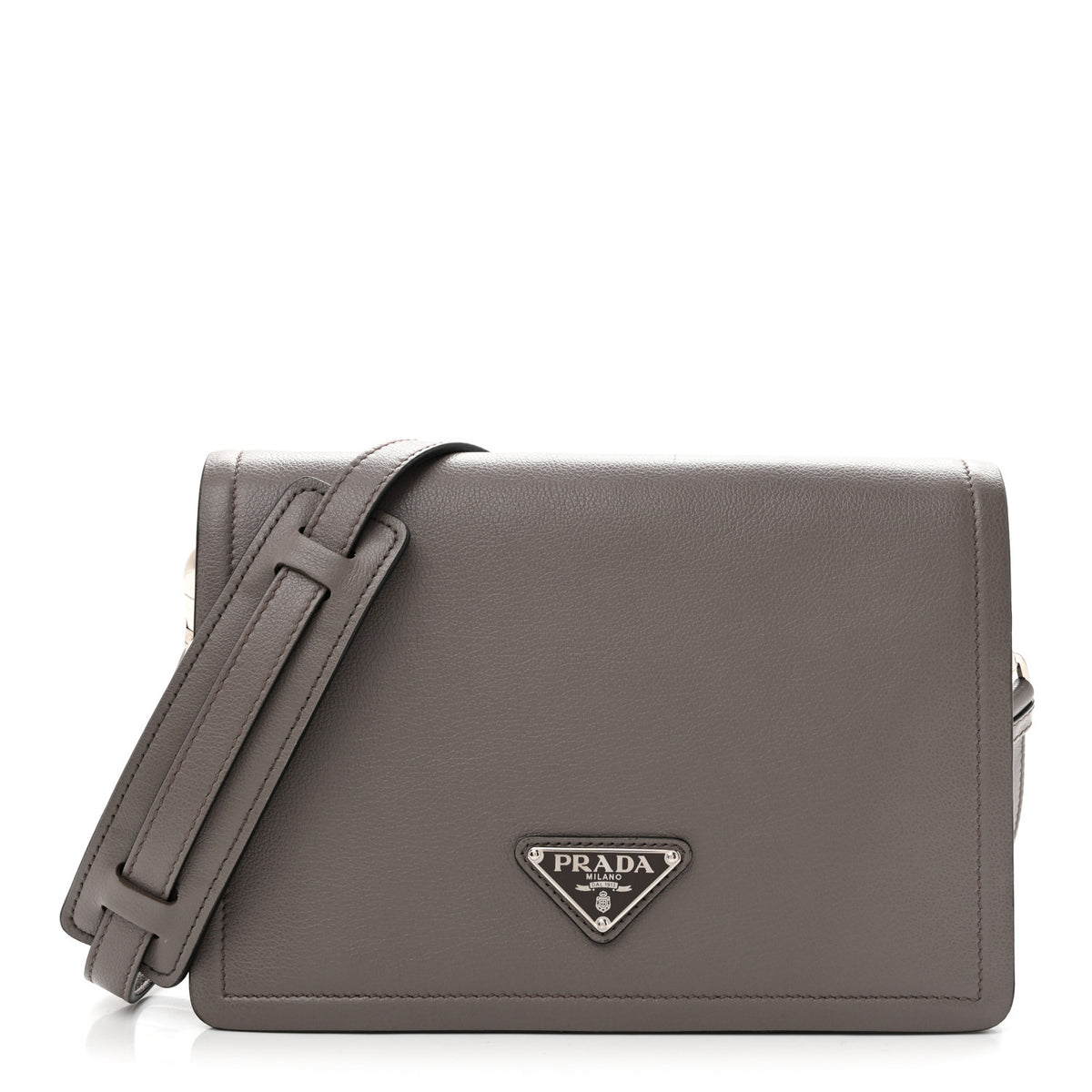 Glace Calf Shoulder Bag Argilla