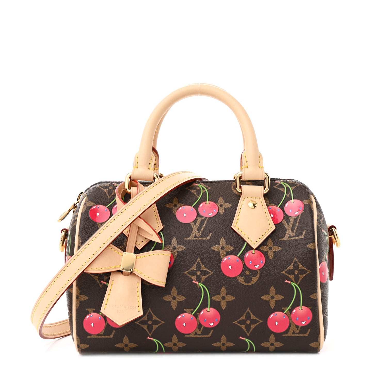 LV X TM Monogram Cerises Speedy Bandouliere 20