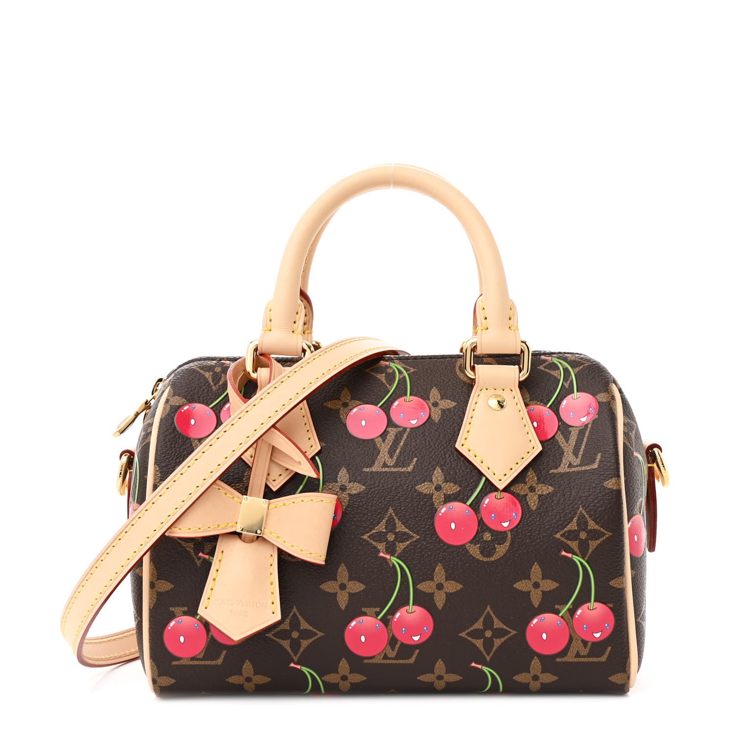 Louis Vuitton LV X TM Monogram Cerises Speedy Bandouliere 20 1 of 10