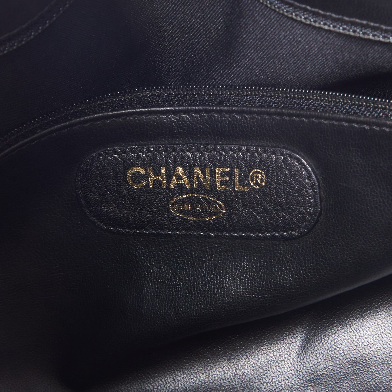 Chanel Calfskin Stitched Duffel Bag Black 9 of 10