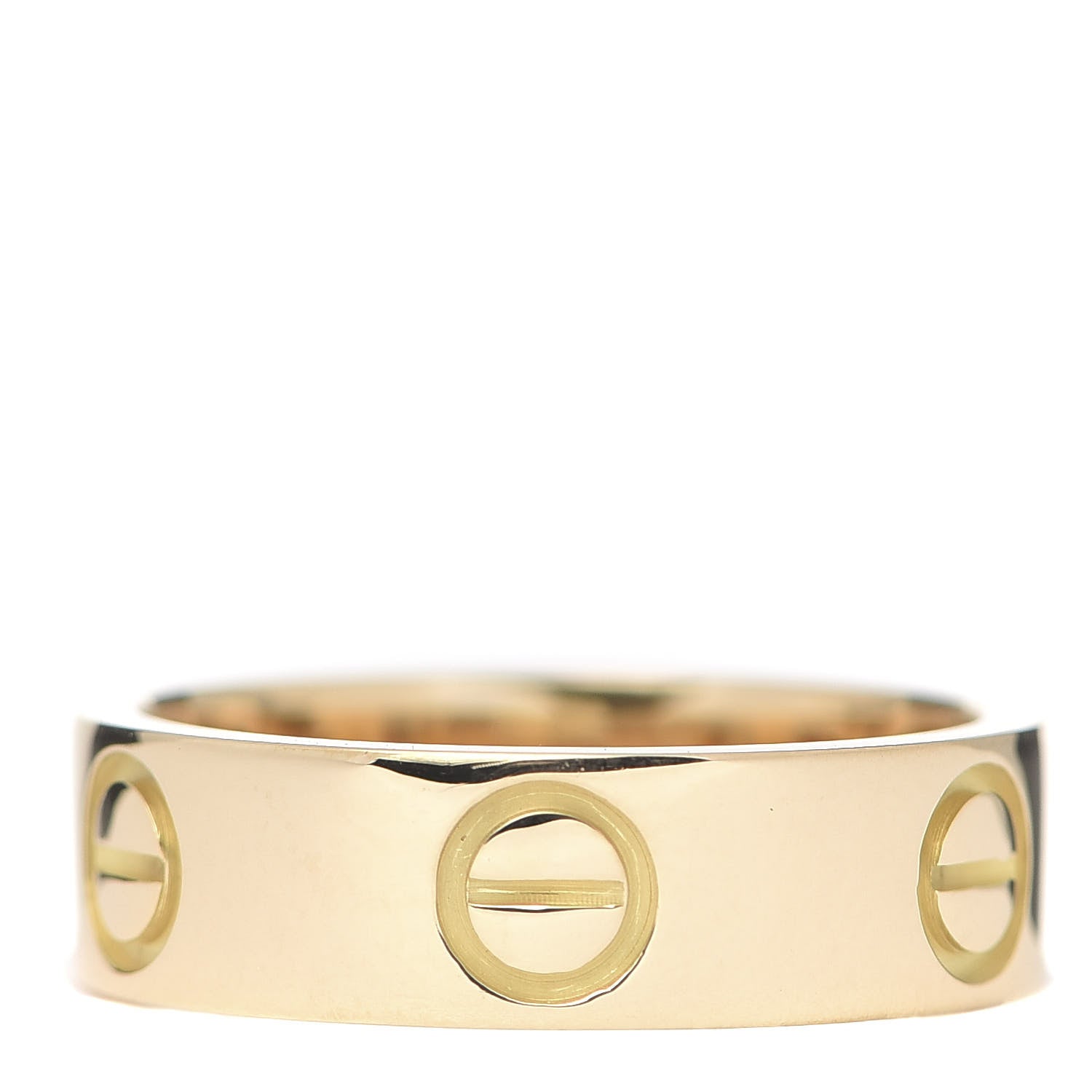 Cartier 18K Yellow Gold 5.5mm LOVE Ring 51 5.75 1 of 6