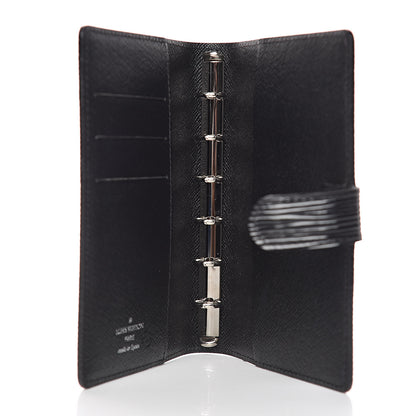 Louis Vuitton Epi Electric Small Ring Agenda Cover Black 5 of 7