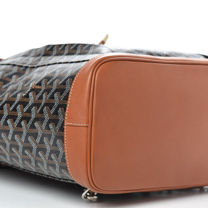Goyard Goyardine Calfskin Alpin MM Backpack Gold Black 7 of 11