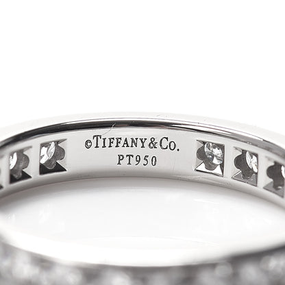 Tiffany Platinum Diamond 3mm Wedding Band Ring 50 5.5 4 of 4