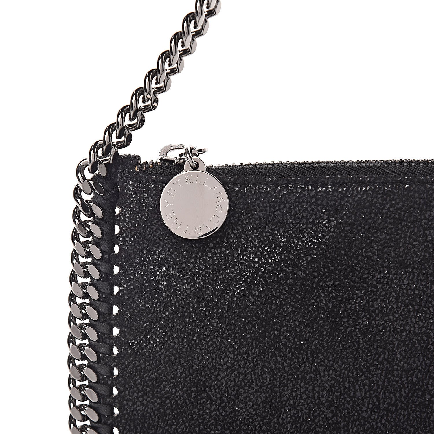 Stella McCartney Shaggy Deer Falabella Clutch Black 8 of 10