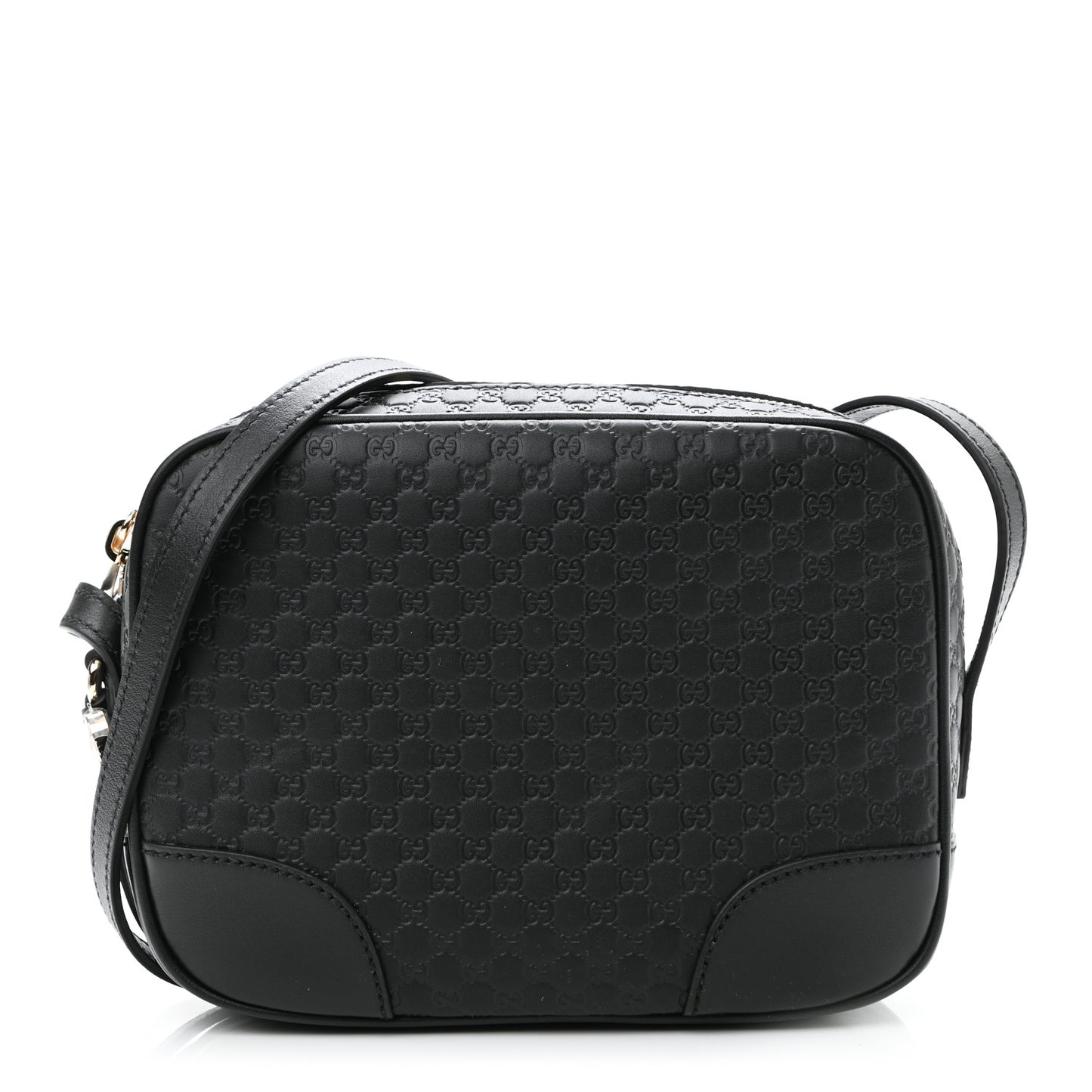 Microguccissima Mini Bree Messenger Bag Black