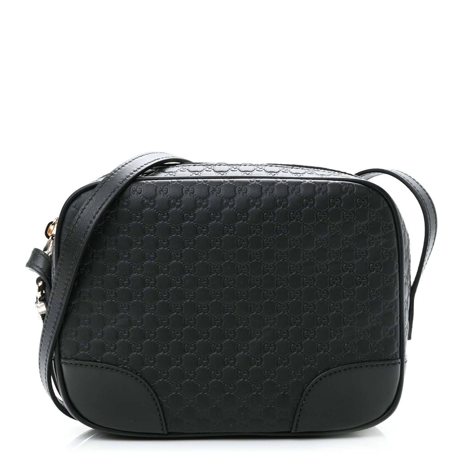 Gucci Microguccissima Mini Bree Messenger Bag Black 1 of 11