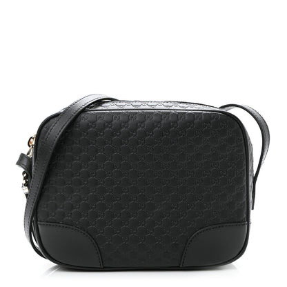 Gucci Microguccissima Mini Bree Messenger Bag Black 1 of 11