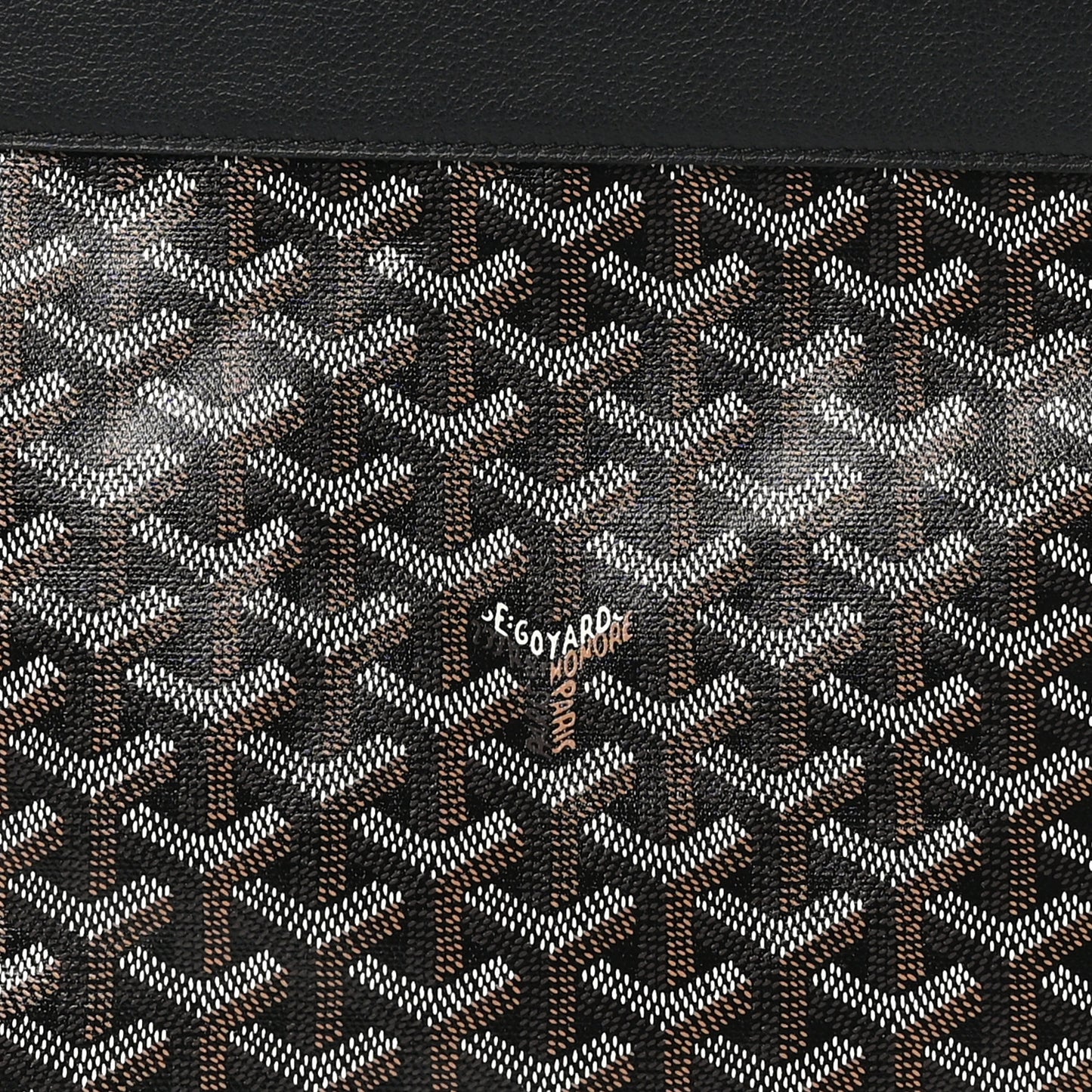 Goyardine Conti Pouch Black