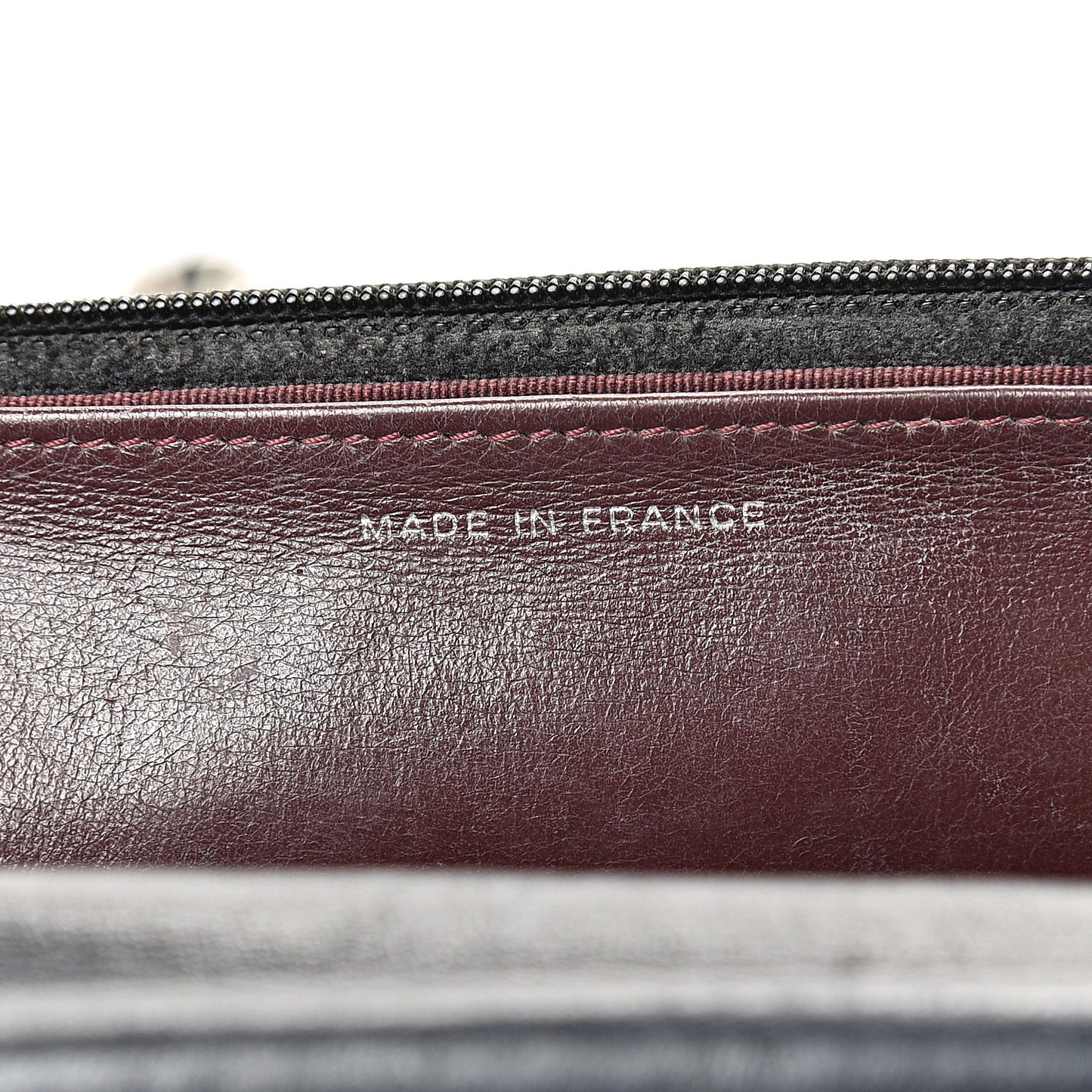Lambskin Quilted Wallet On Chain WOC Black