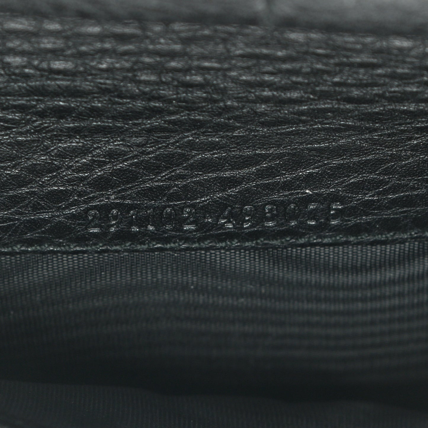 Pebbled Calfskin Soho Zip Around Wallet Black