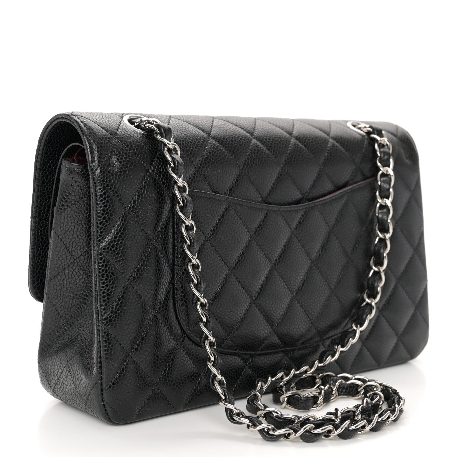 Chanel Caviar Quilted Medium Double Flap Black 3 of 11