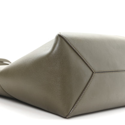 Loewe Shiny Calfskin Medium Puzzle Fold Tote Dark Khaki Green 8 of 10